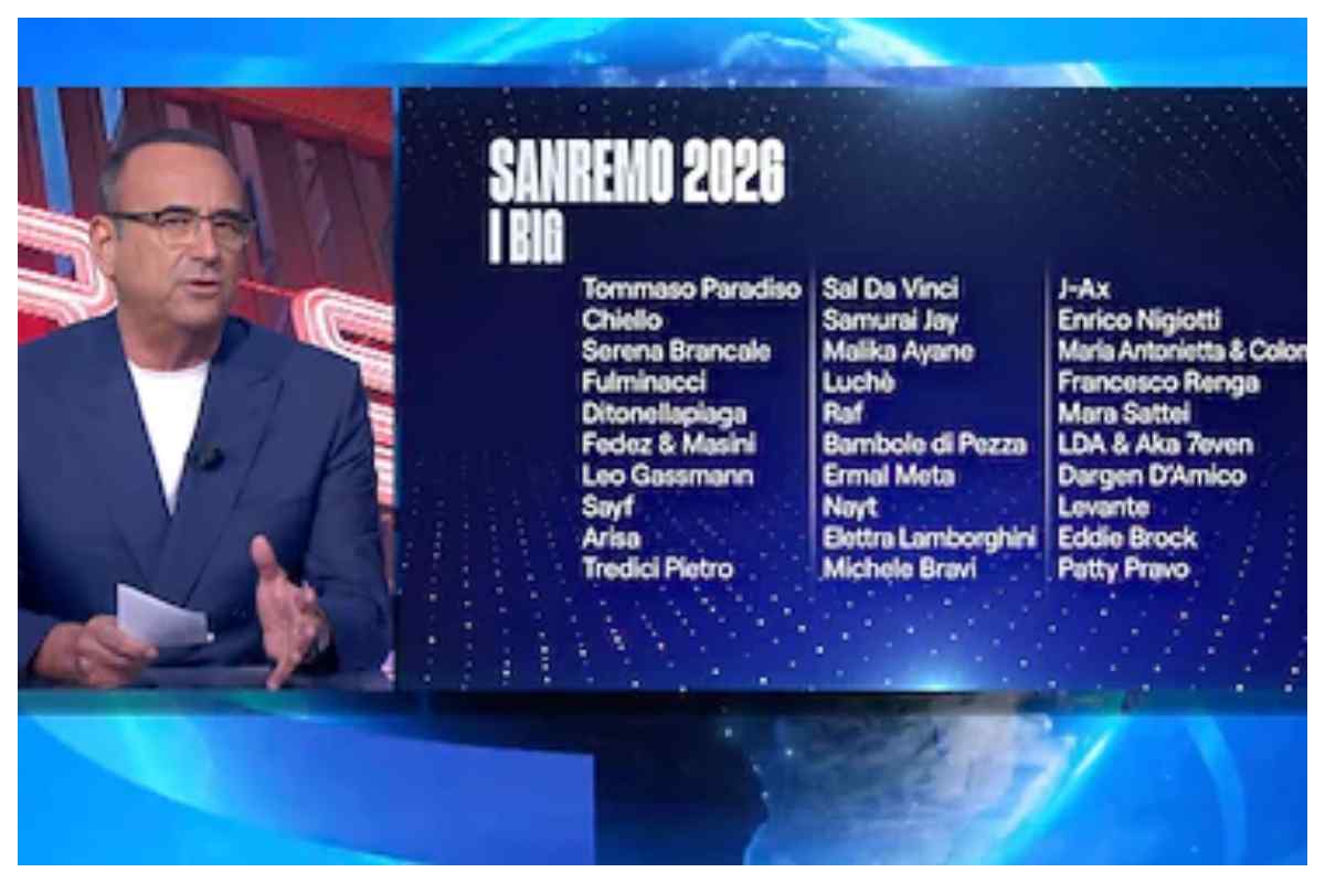 Sanremo cachet degli artisti